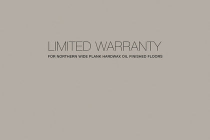 Northern Wide Plank Warranty